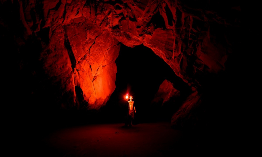 Lost in Sinking Creek Cavern Is it possible that this unnamed adventurer could have survived an adventure in the caverns beneath the Greenbrier Valley?