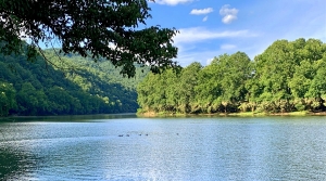 Indigenous groups once crossed the New River at a ford above Bull Falls.