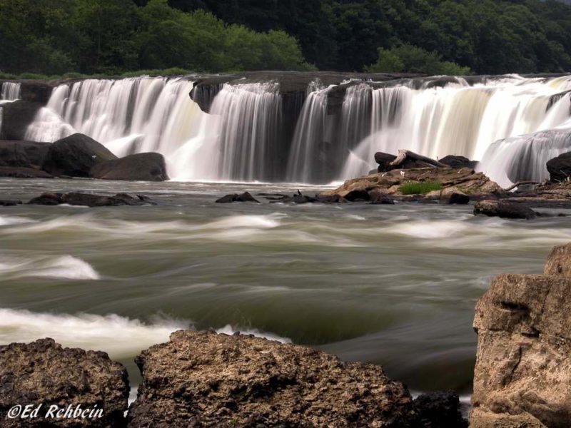 Sandstone Falls by Ed Rehbein Sandstone Falls By Ed Rehbein
