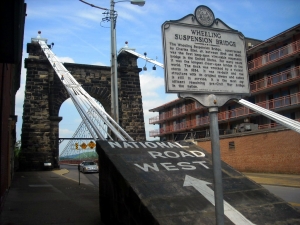 Northern Panhandle of West Virginia: Wheeling Suspension Bridge