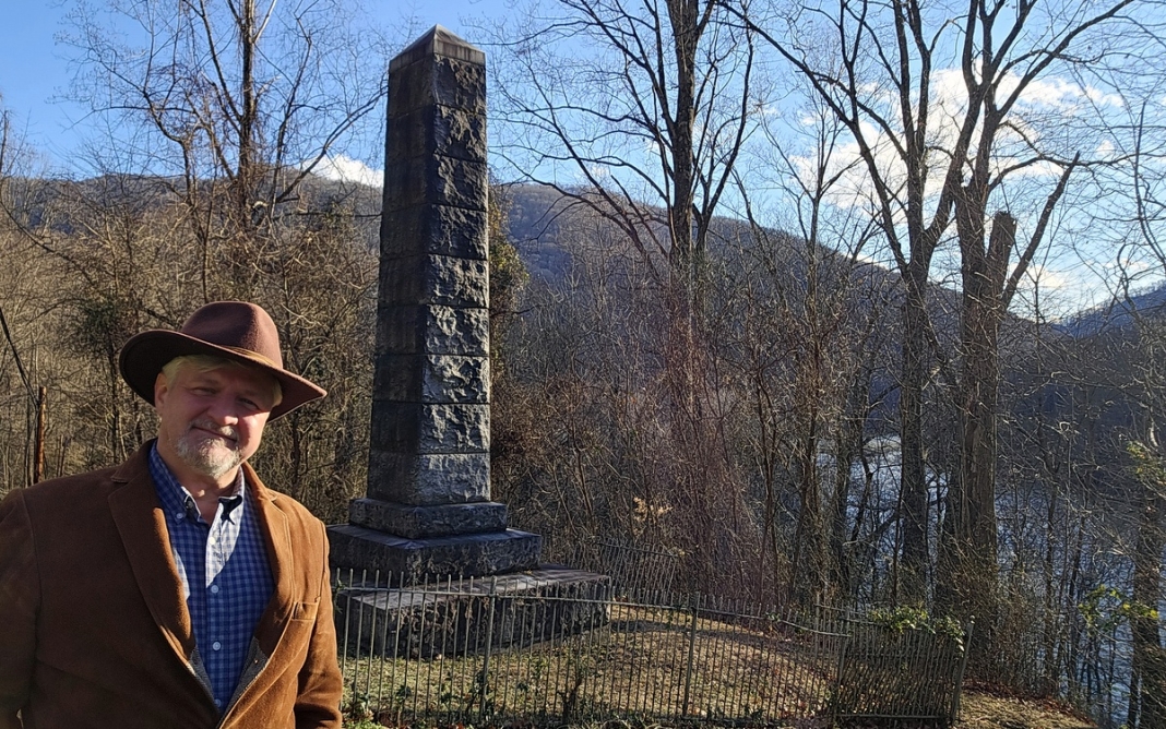 David Sibray at Beury Monument David Sibray At Beury Monument in West Virginia