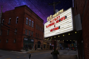 Historic movie theaters in West Virginia: The Elk Theater in Sutton, West Virginia