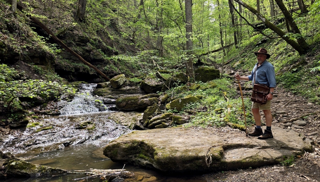 Big Branch Trail The Big Branch Trail passes more than a dozen waterfalls in its ascent in the New River Gorge National Park and Preserve.