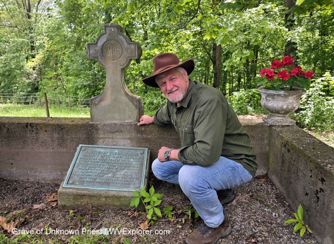 Grave of Unknown Priest near Glen Dale, West Virginia West Virginia Explorer editor David Sibray visits the grave of the unknown priest on Glen Dale Heights, West Virginia.