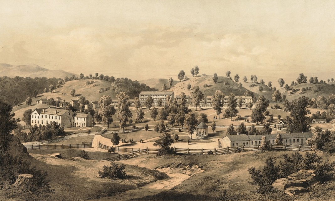 Salt Sulphur Springs, circa 1850 West Virginia Heat Waves