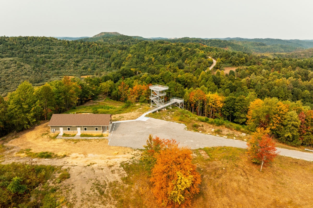 Elk Viewing Platform in West Virginia Elk Viewing Platform in West Virginia